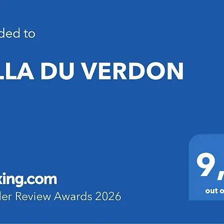 Du Verdon Holiday home Quinson